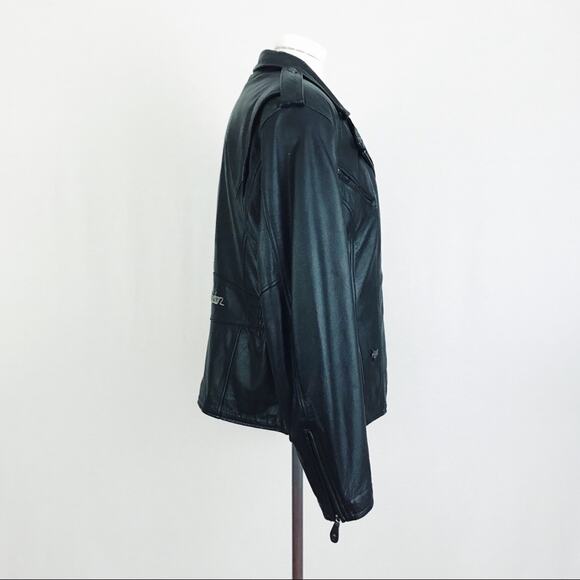 Vintage 90’s Harley-Davidson Genuine Leather Jacket in Black | Size M - Picture 8 of 14